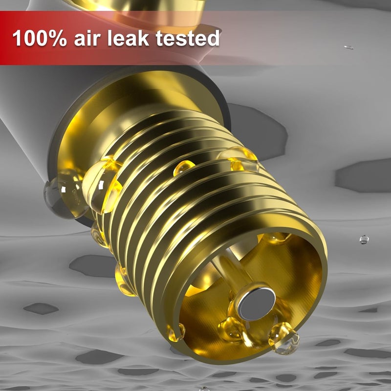 SUN SOUL TR600HP High Pressure Brass Stem EPDM Rubber Snap-in Tire Valves, Fit for 0.453 inch 11.5mm Rim Holes and for Most of Pick-up, Heavy-Duty Vehicles, Pack of 5pcs Valves - Image 4